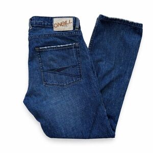 O’Neill Blue Jeans Men’s 34x31 Straight Leg Y2K Surf Skate Denim